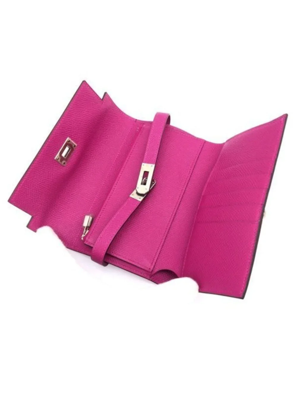 Hermes Kelly Wallet Purple - Picture 3 of 9